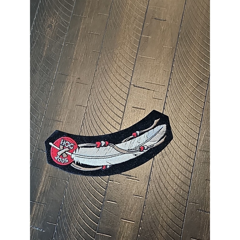 HOG 2005 Feather Harley Davidson‎ Owners Group Motorcycles Jacket Vest Patch